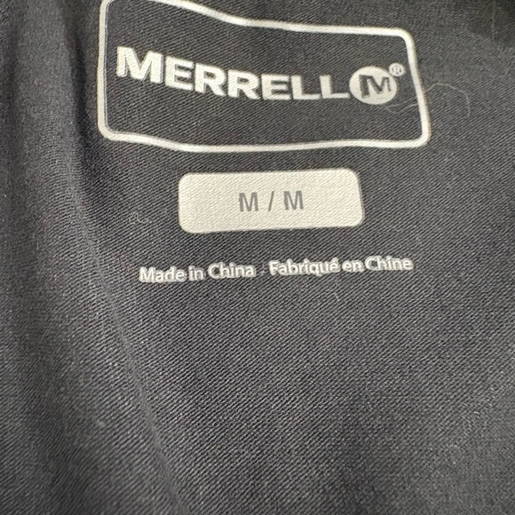 Merrell Black 3/4 sleeve wrap dress Size Medium - Picture 6 of 7